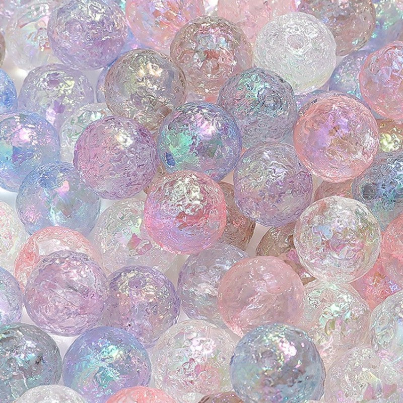 Cuentas de glaciar arrugadas de gelatina de 10 piezas/paquete al por mayor